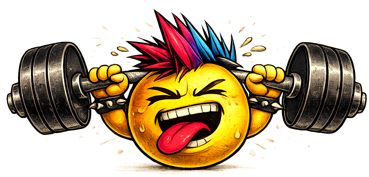 Emoji Punk Power Lifter
